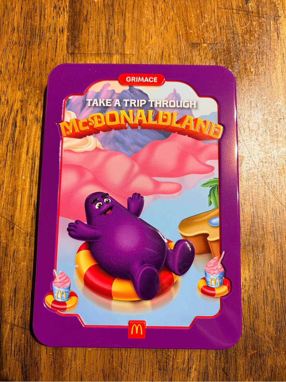 McDonald's Grimace Purple Collectible Tin